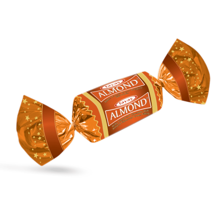 Almond - Badem Aromalı Krema Dolgulu Sütlü Kokolin