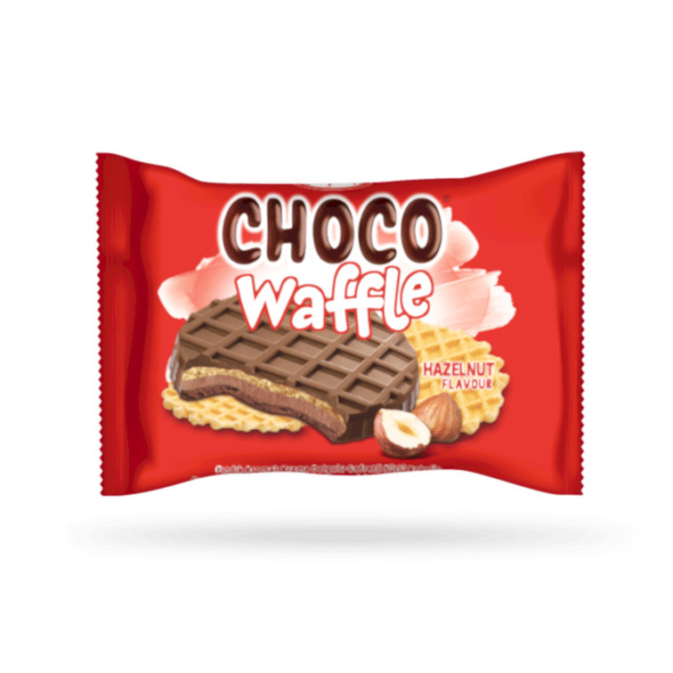 Chocowaffle - Fındık Aromalı Krema Dolgulu Gofretli Sütlü Kokolin