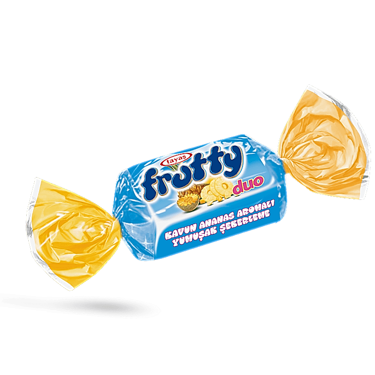 Frutty Duo - Kavun, Ananas Aromalı Yumuşak Şeker