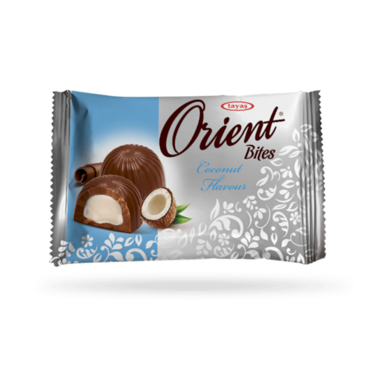 Orient Bites - Hindistan Cevizi Aromalı Krema Dolgulu Sütlü Kokolin